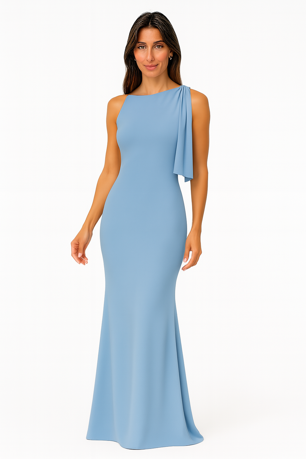 Ulvly Off Shoulder Mini Sheath Dress with Patch Detail