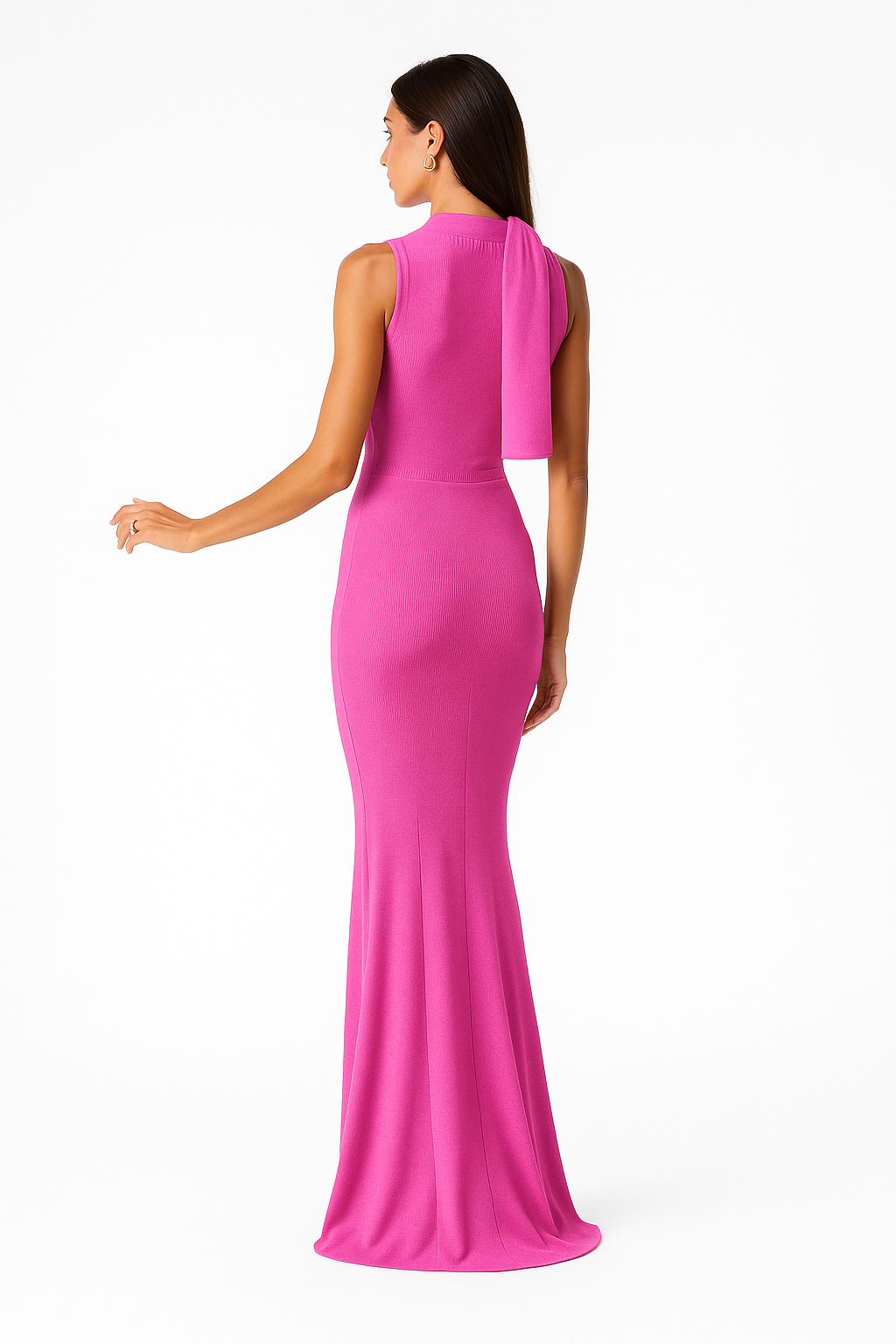 Ulvly Off Shoulder Mini Sheath Dress with Patch Detail