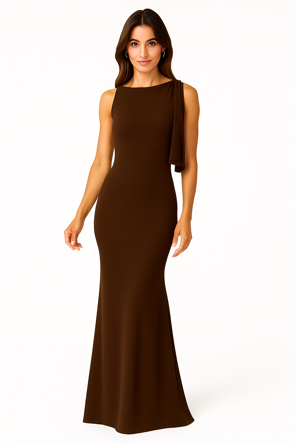 Ulvly Off Shoulder Mini Sheath Dress with Patch Detail