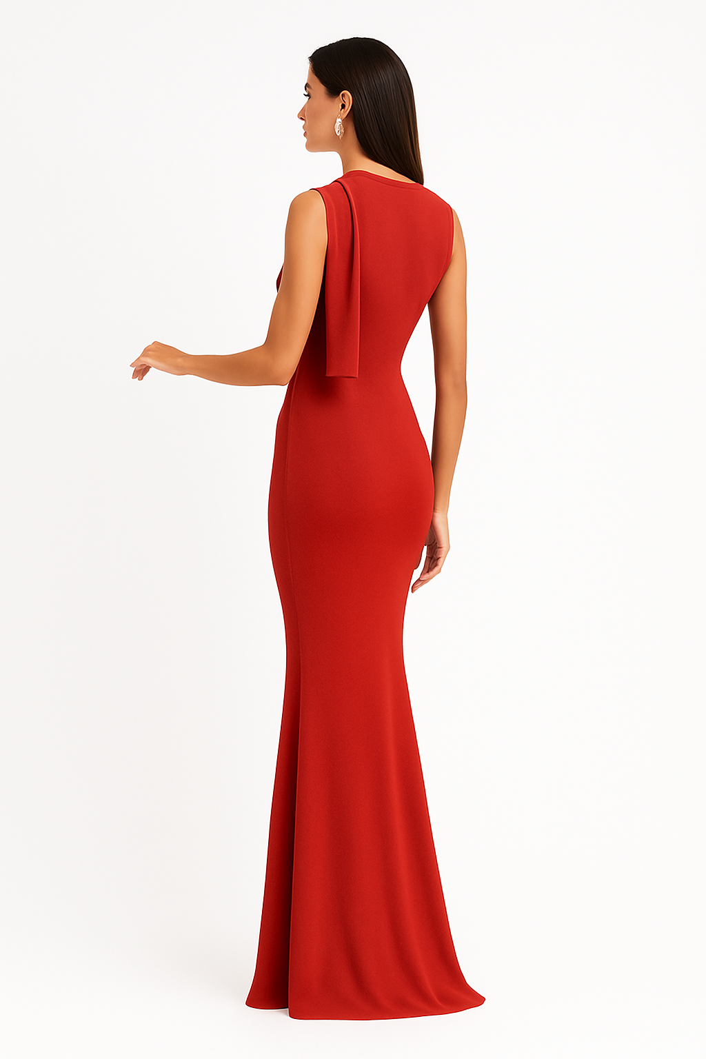 Ulvly Off Shoulder Mini Sheath Dress with Patch Detail