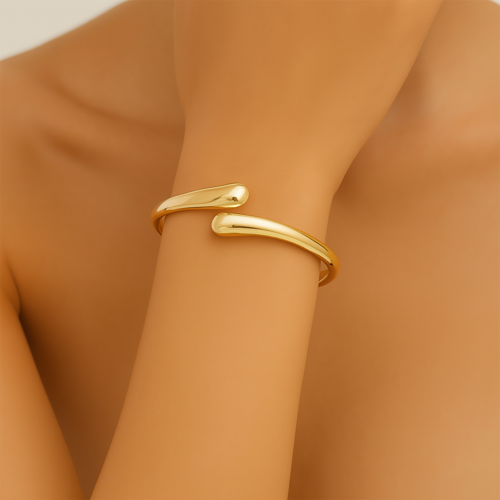 Ulvly Geometric stainless steel Cuff Bracelet