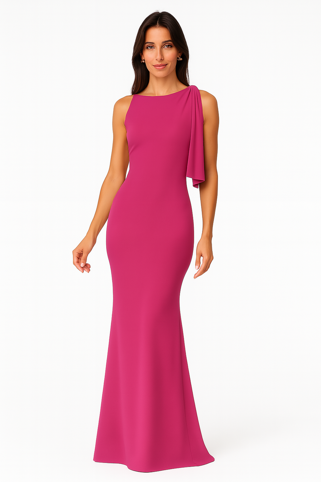 Ulvly Off Shoulder Mini Sheath Dress with Patch Detail