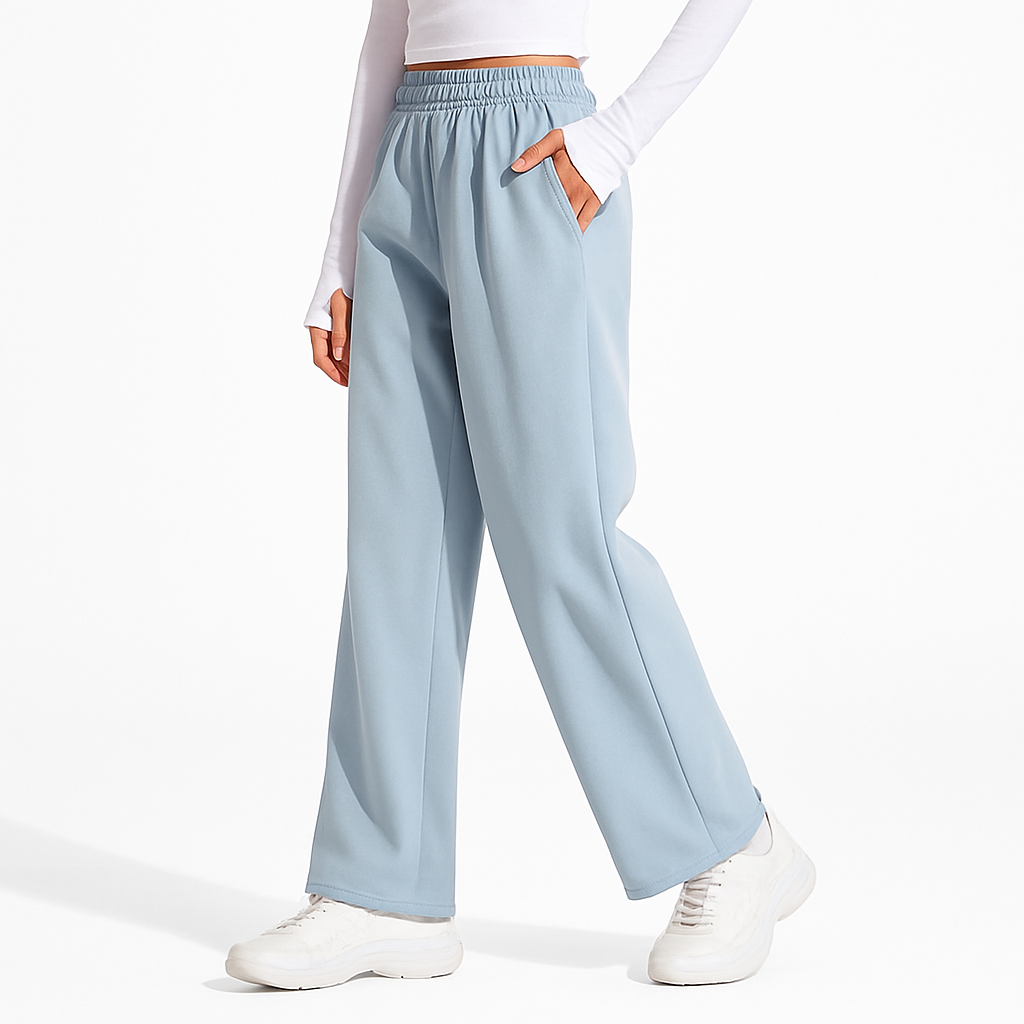 Ulvly Soft Knit Wide-Leg Pants