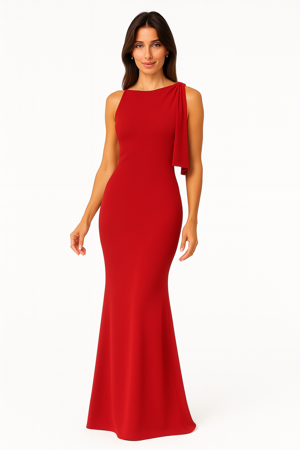 Ulvly Off Shoulder Mini Sheath Dress with Patch Detail