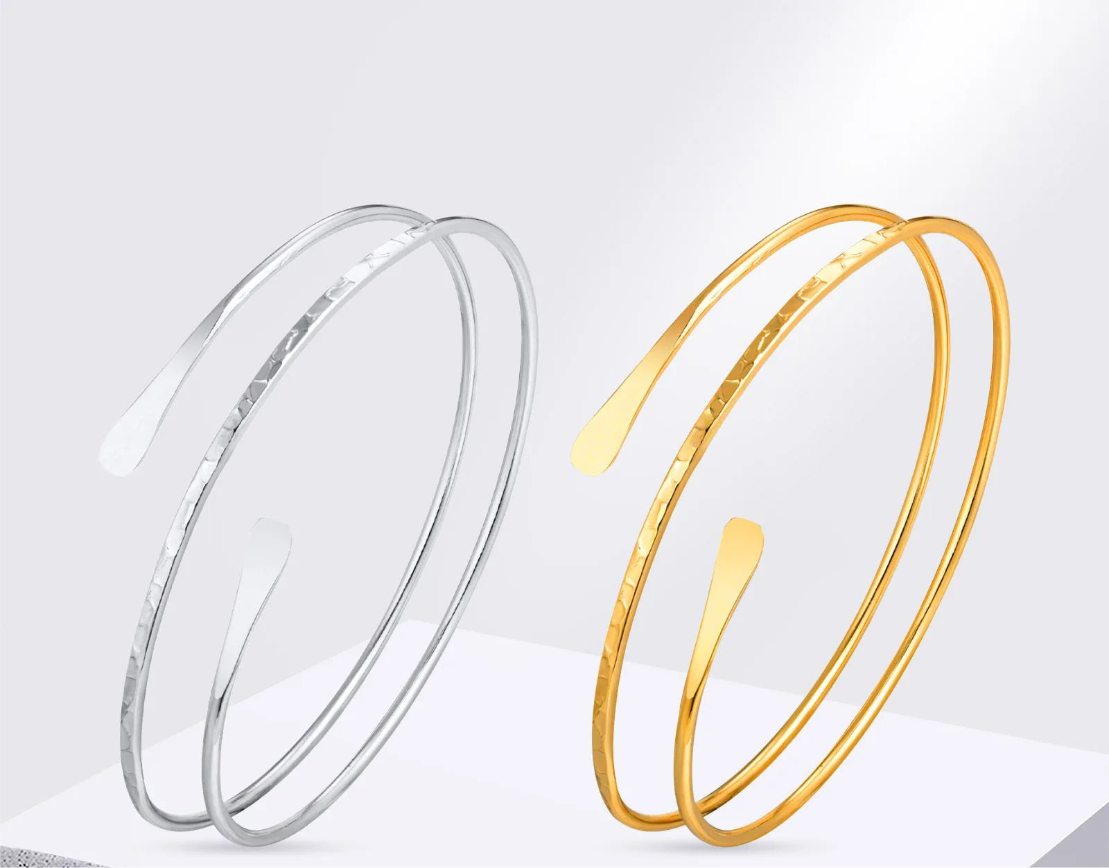 Ulvly Geometric Metal Cuff Bracelet