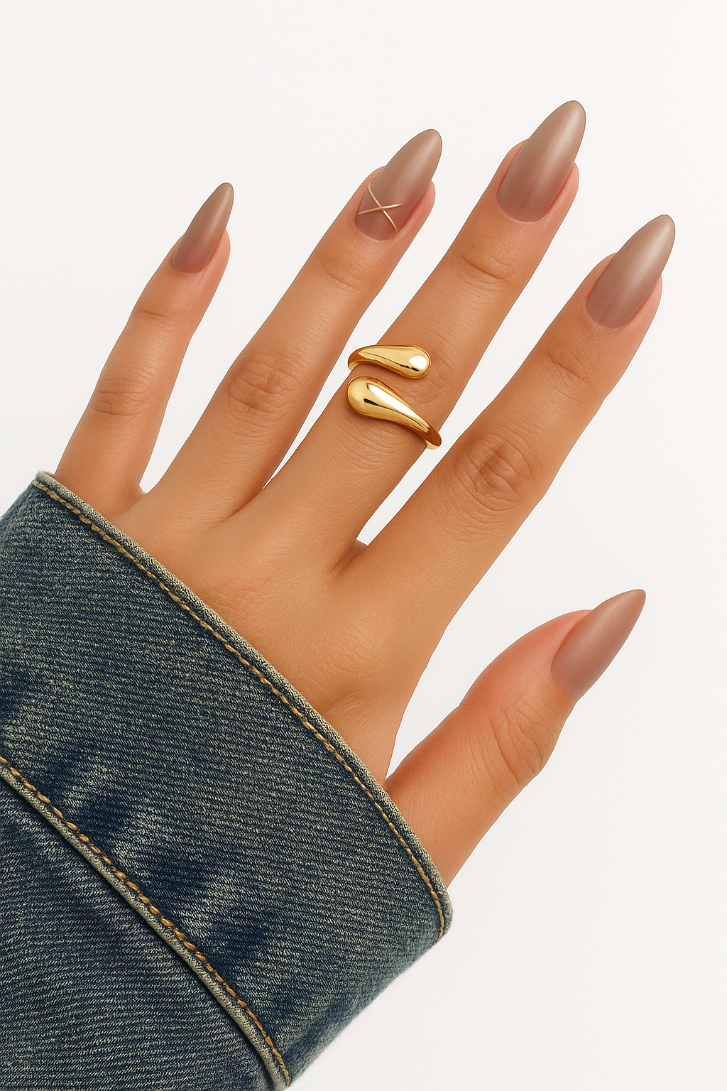 Ulvly Geometric stainless steel Cuff Bracelet