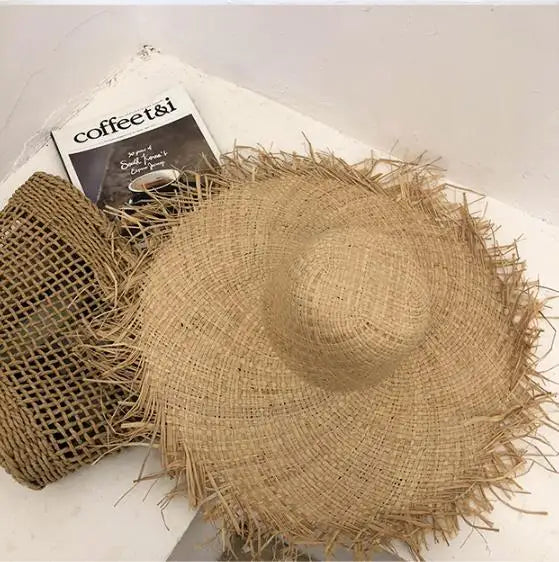 Ulvly Wide Brim Raffia Sun Hat