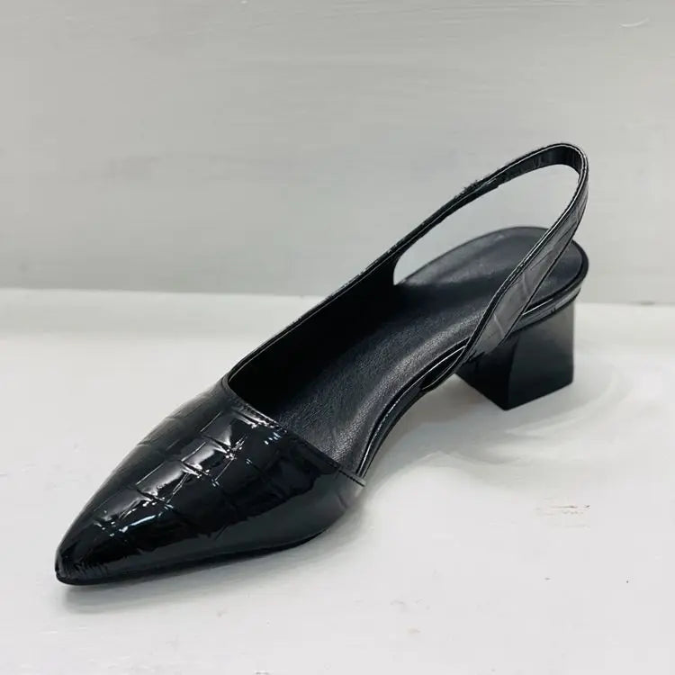 Ulvly Vintage Pointed-Toe Slingback Sandals