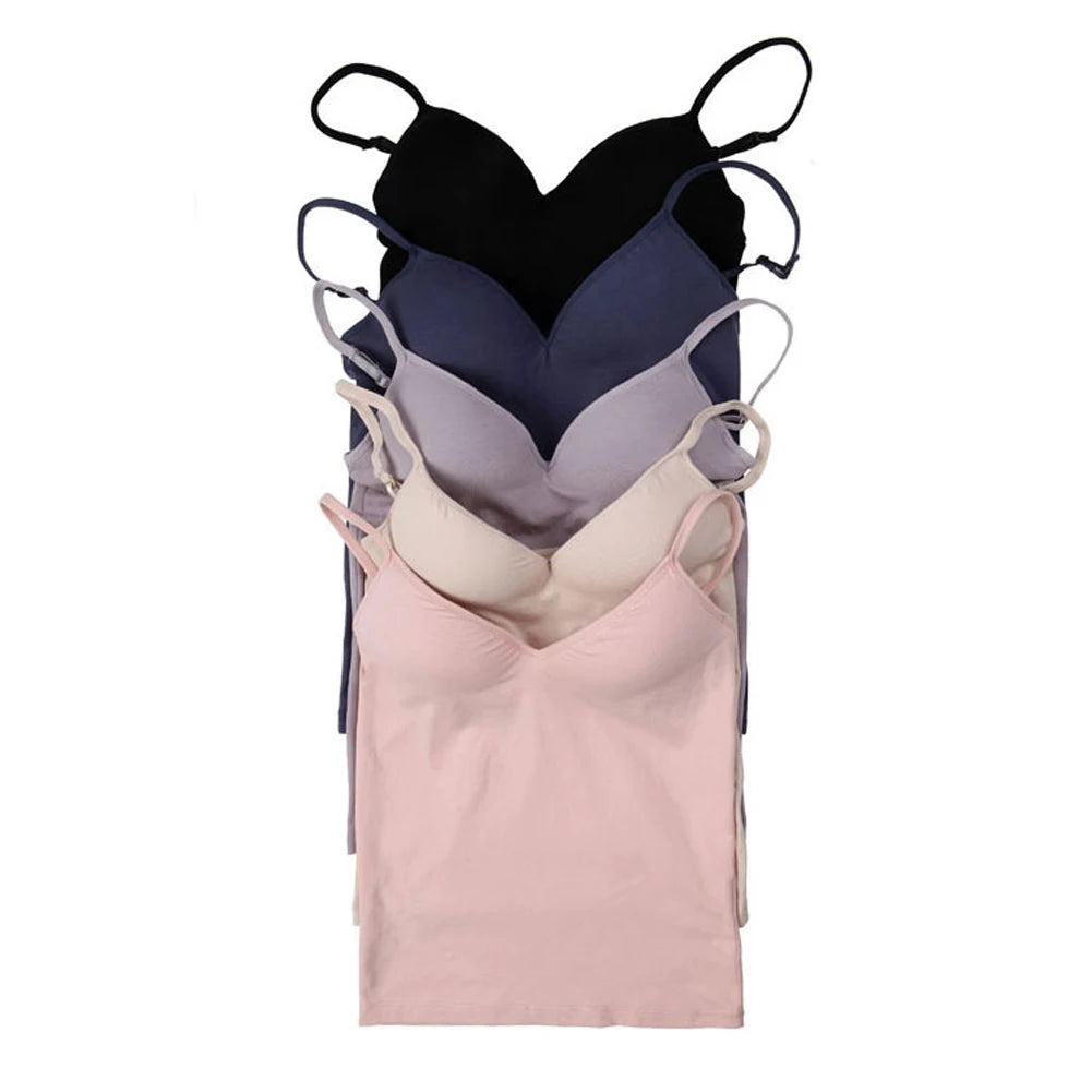 Ulvly Shelf-Bra Camisole with Adjustable Straps
