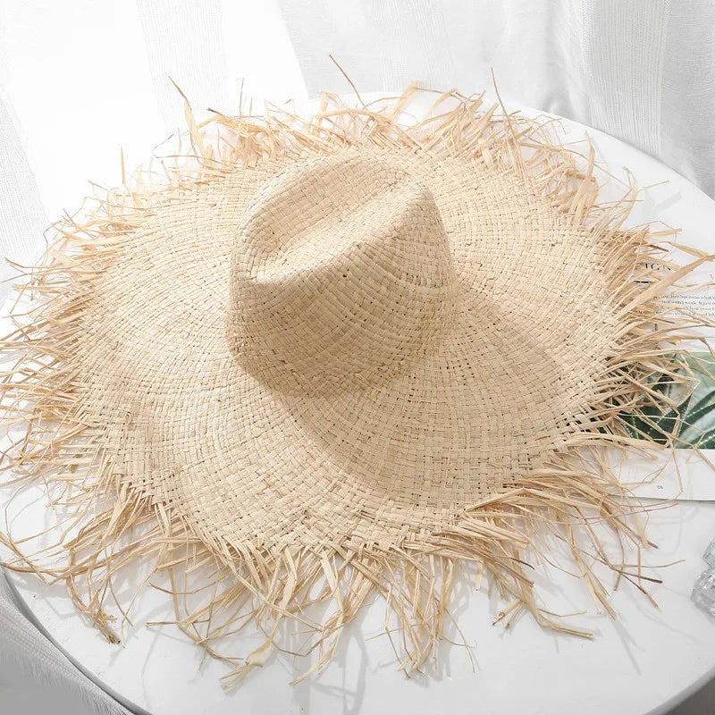 Ulvly Wide Brim Raffia Sun Hat