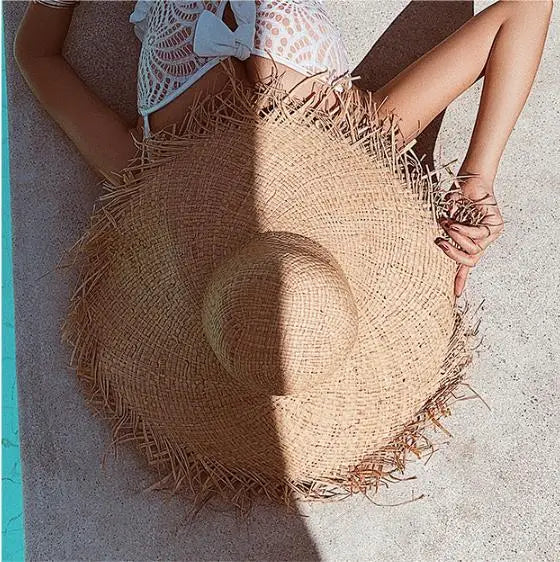 Ulvly Wide Brim Raffia Sun Hat