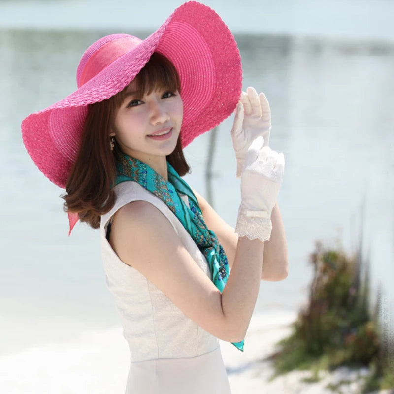 Ulvly Floppy Straw Sun Hat