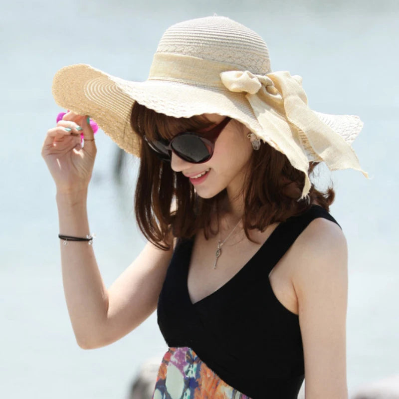 Ulvly Floppy Straw Sun Hat
