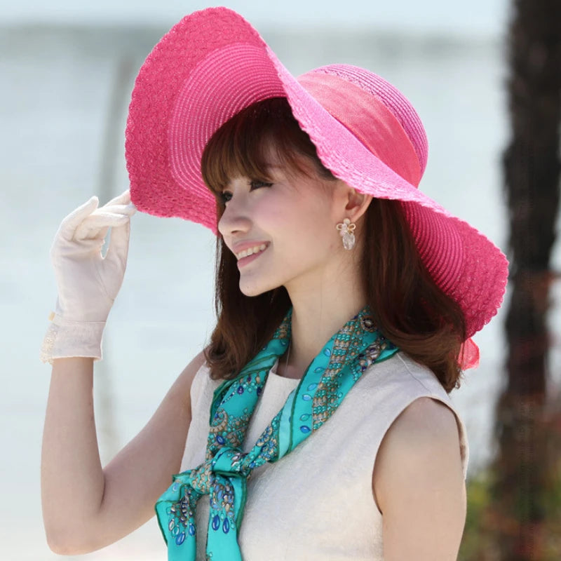 Ulvly Floppy Straw Sun Hat