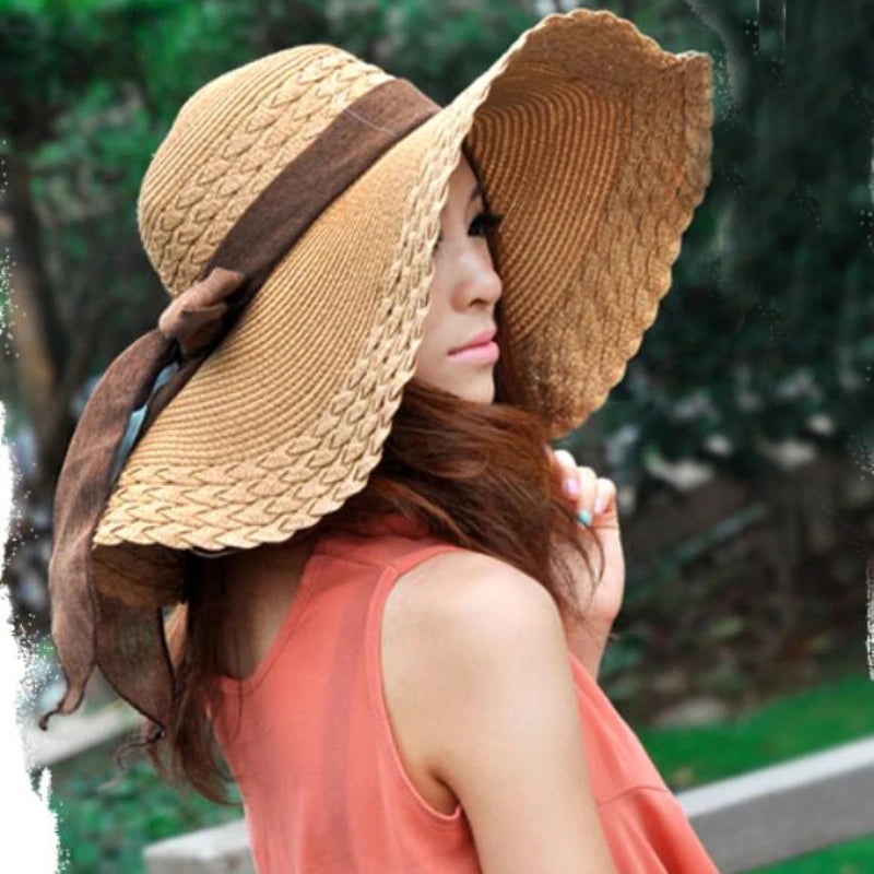 Ulvly Floppy Straw Sun Hat