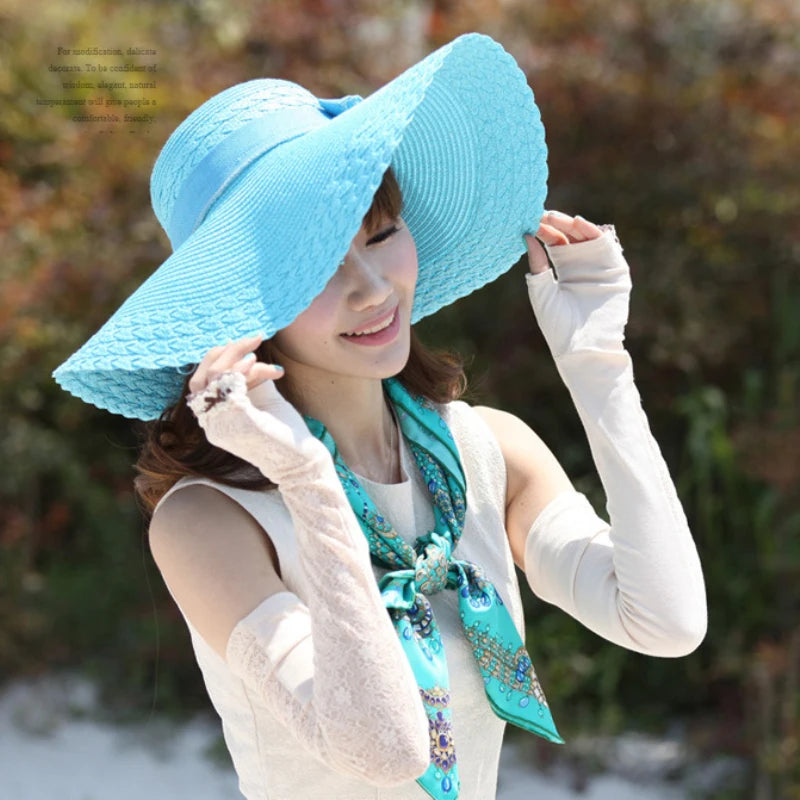 Ulvly Floppy Straw Sun Hat
