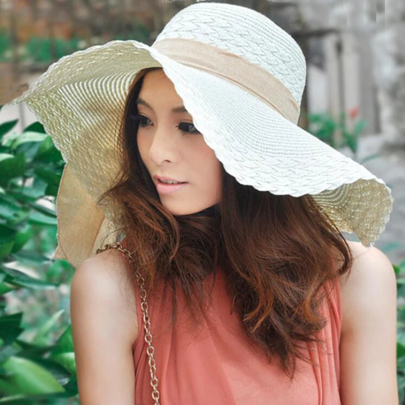 Ulvly Floppy Straw Sun Hat