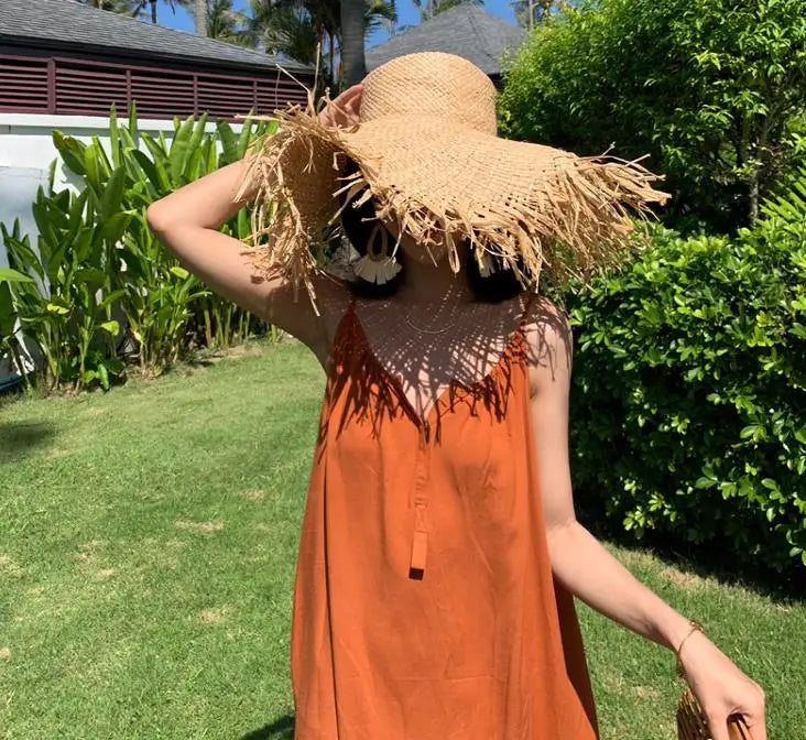 Ulvly Wide Brim Raffia Sun Hat