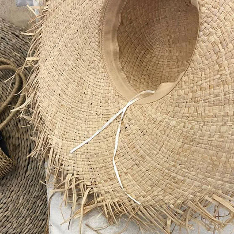 Ulvly Wide Brim Raffia Sun Hat