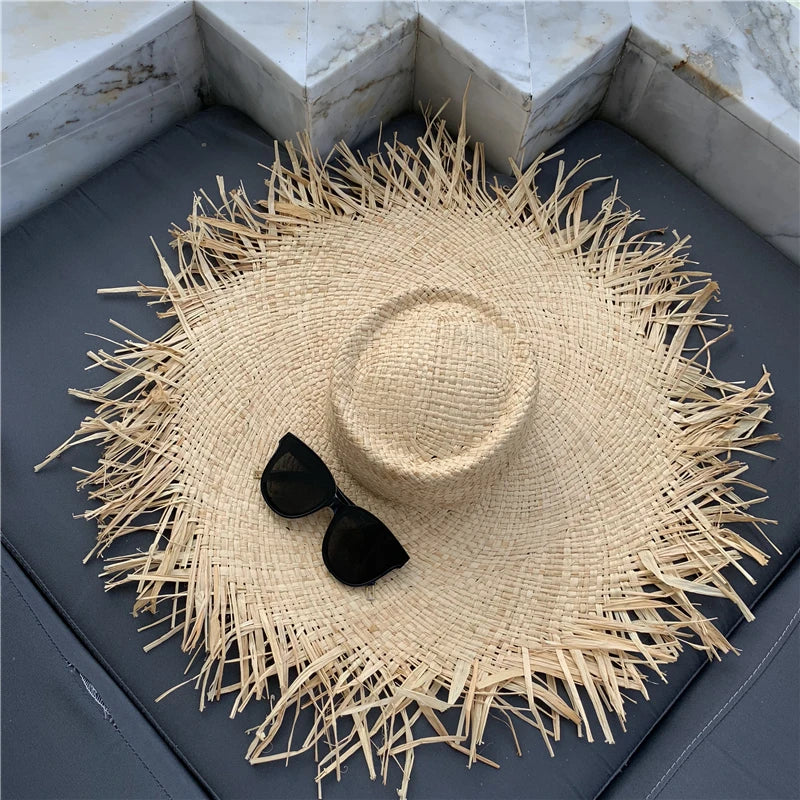 Ulvly Wide Brim Raffia Sun Hat