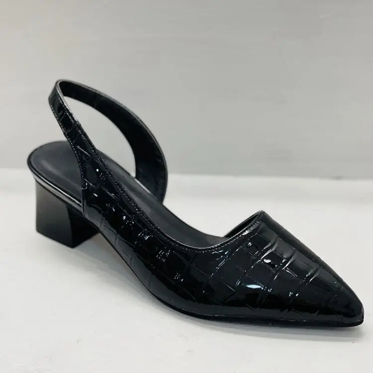 Ulvly Vintage Pointed-Toe Slingback Sandals