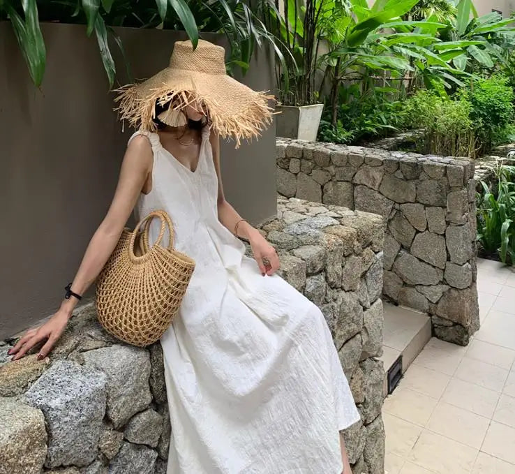 Ulvly Wide Brim Raffia Sun Hat
