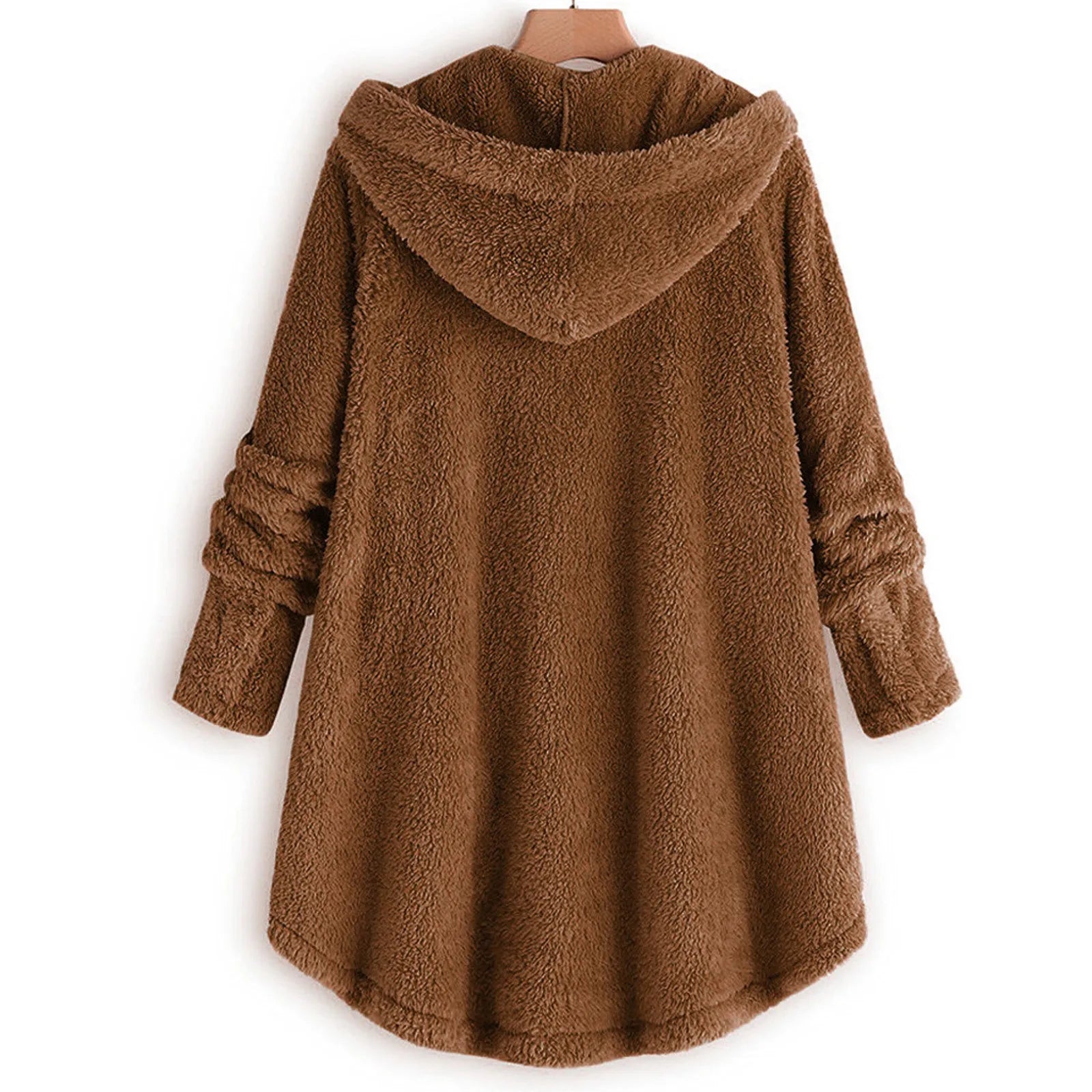 Ulvly Hooded Teddy Fleece Coat