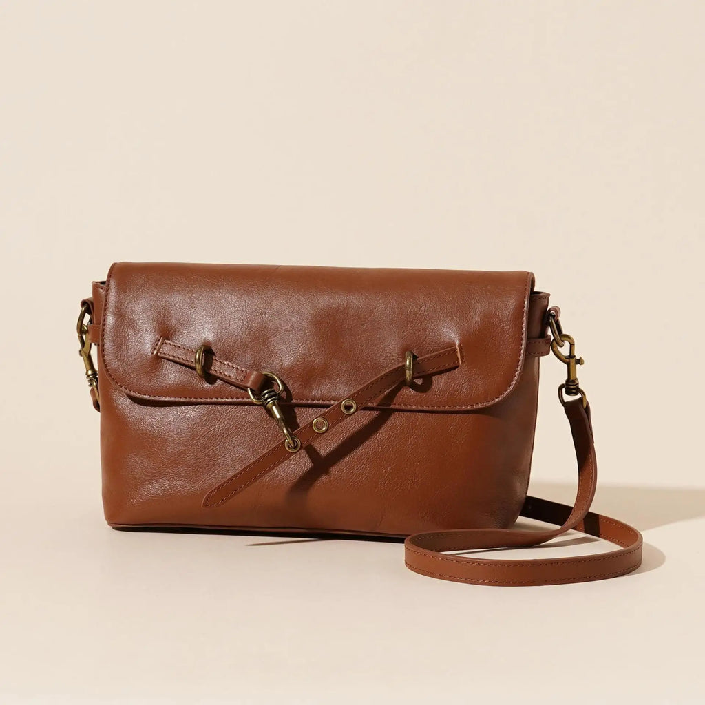 Ulvly Vegetable-Tanned Leather Shoulder Bag
