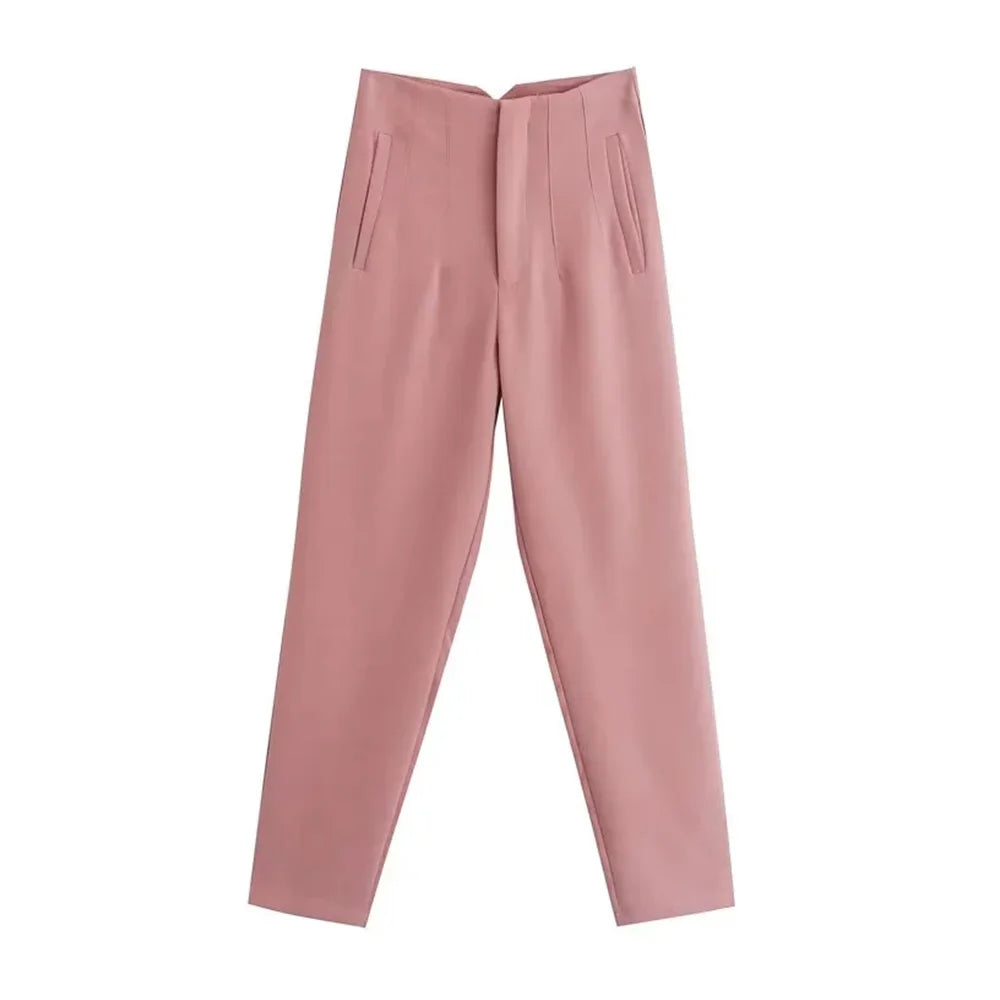 Ulvly High-Waist Ankle Trousers