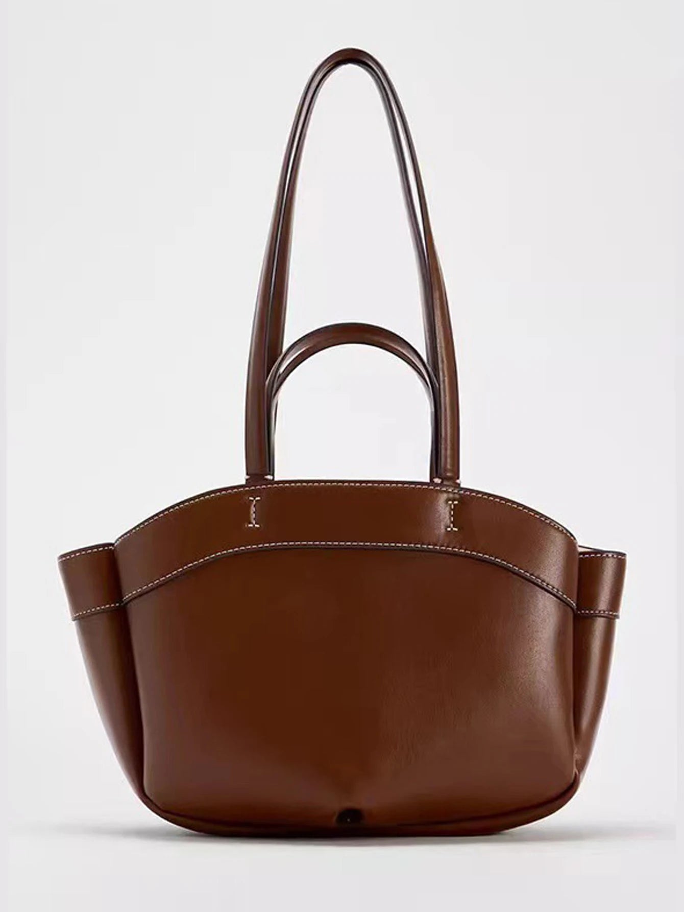 Ulvly Spliced Canvas Shoulder Bag