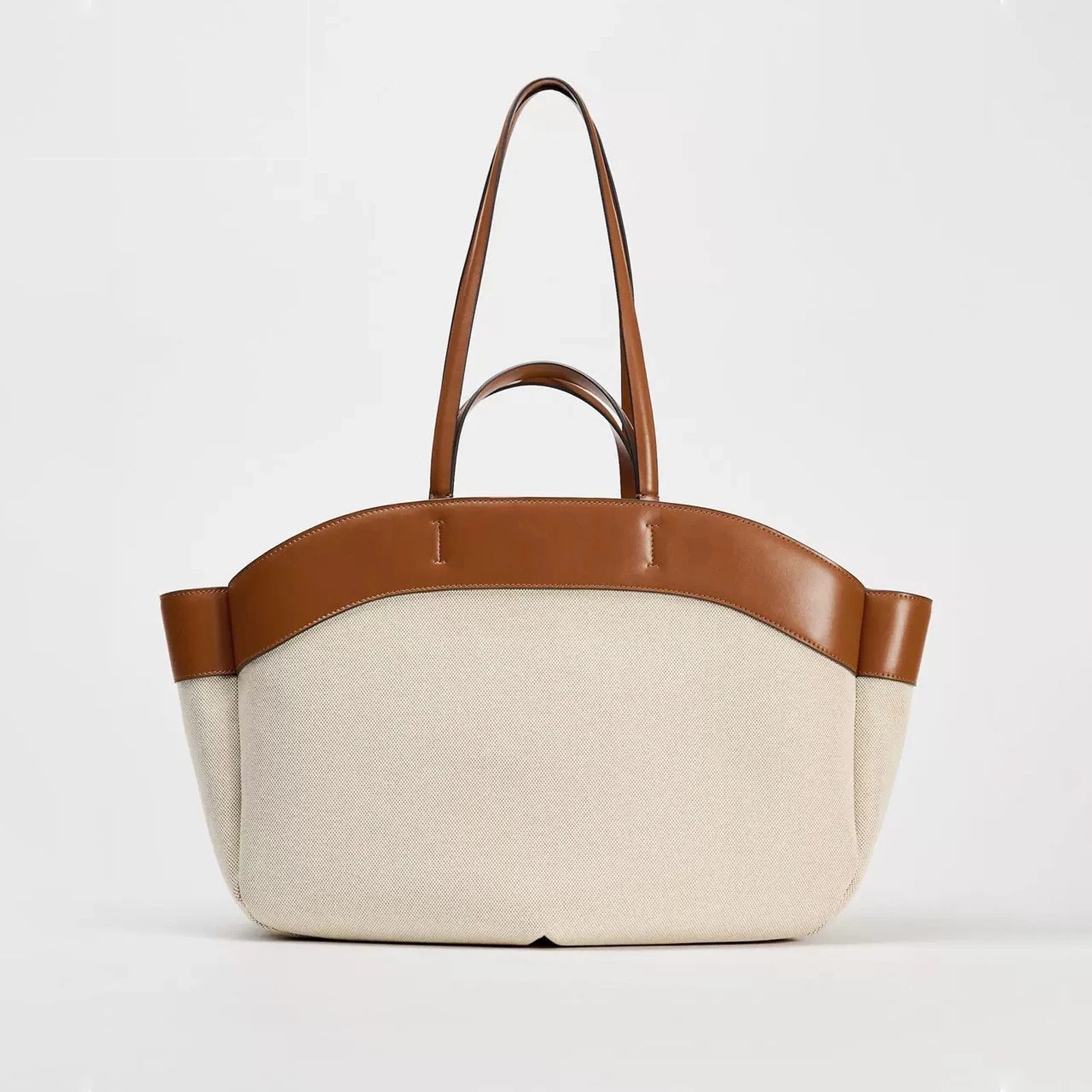 Ulvly Spliced Canvas Shoulder Bag