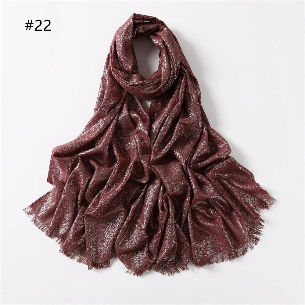 Ulvly Shimmer Fringe Shawl