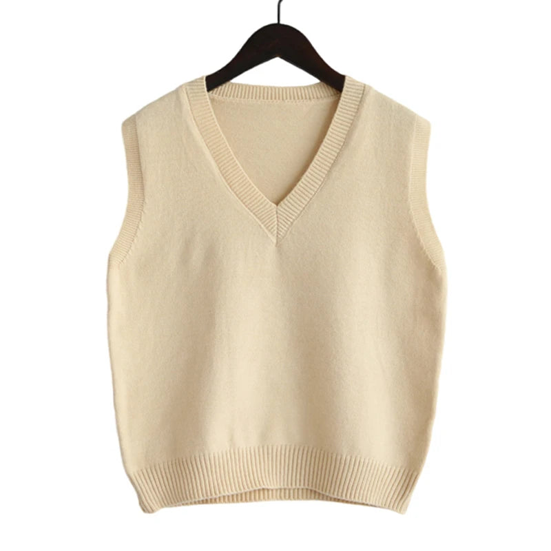 Ulvly V-Neck Knit Vest