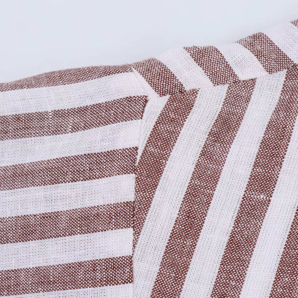 Ulvly Linen-Blend Striped Shirt
