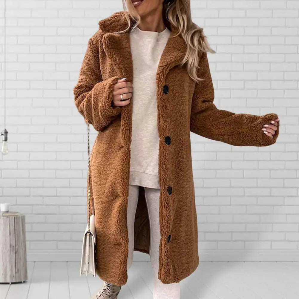 Ulvly Teddy Fleece Overcoat