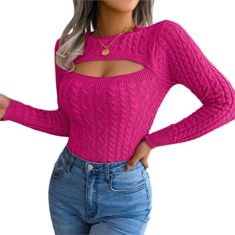 Ulvly Hollow-Twist Sweater