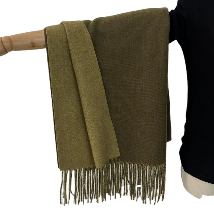 Ulvly Double-Sided Cashmere-Feel Scarf
