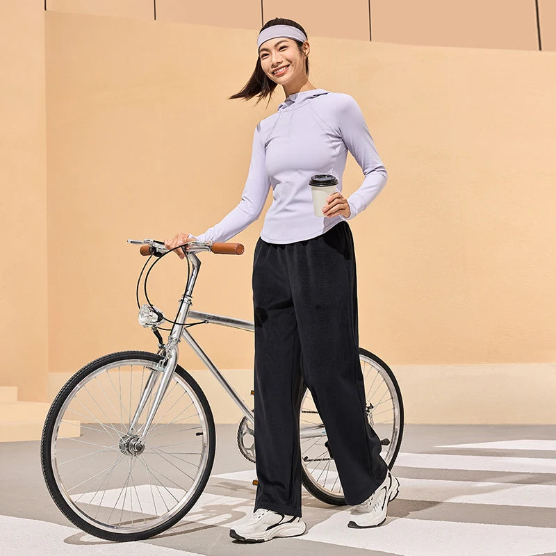 Ulvly Soft Knit Wide-Leg Pants