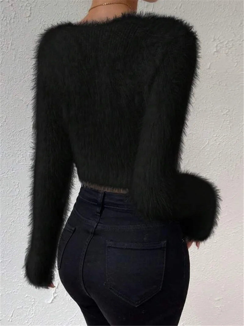 Ulvly V-Cut Slim Knit