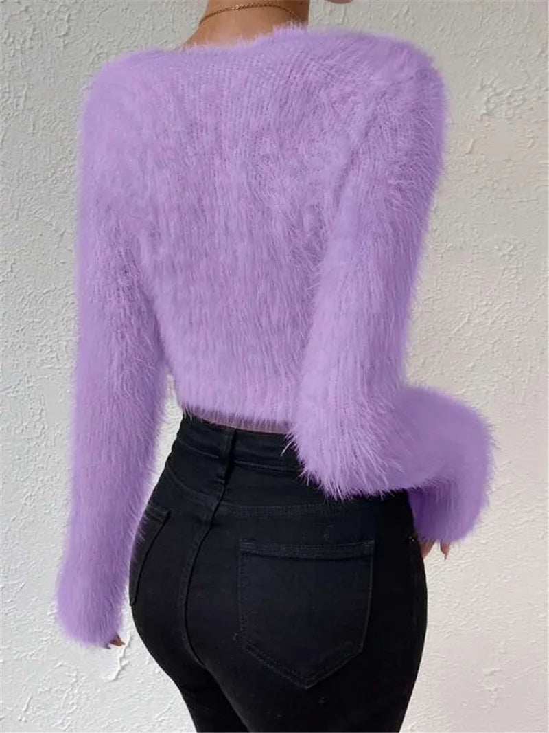 Ulvly V-Cut Slim Knit