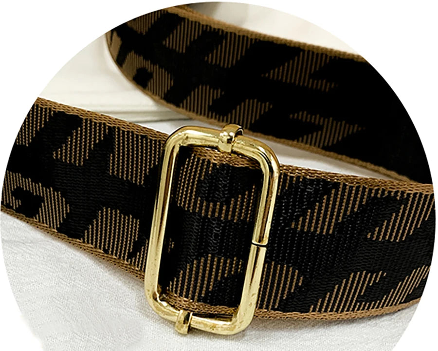 Ulvly Soft Leather Checkered Messenger Bag