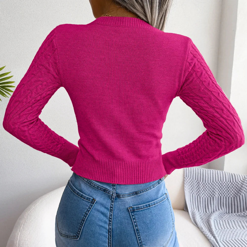 Ulvly Hollow-Twist Sweater