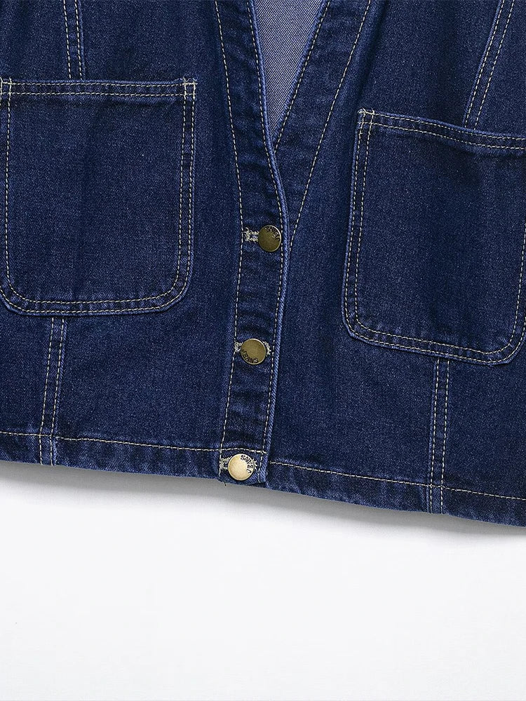 Ulvly Short-Sleeve Denim Jacket