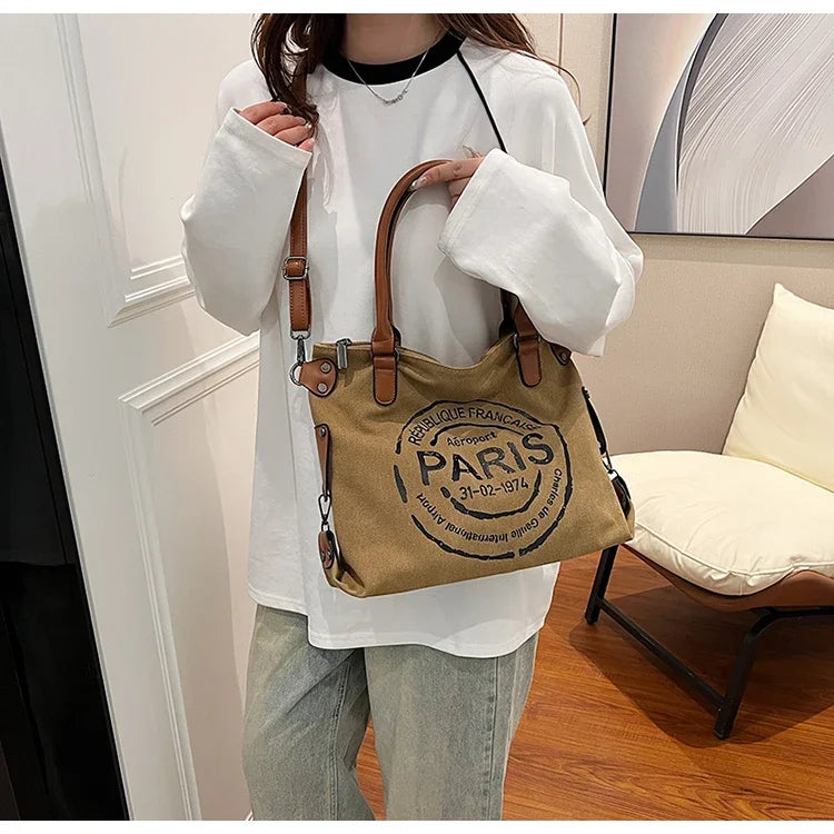 Ulvly Retro Canvas Bag