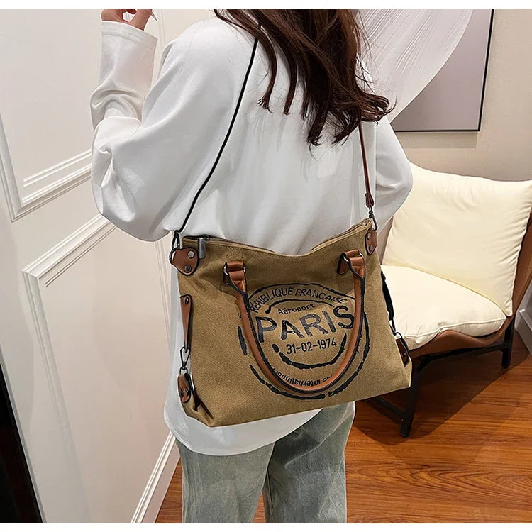 Ulvly Retro Canvas Bag