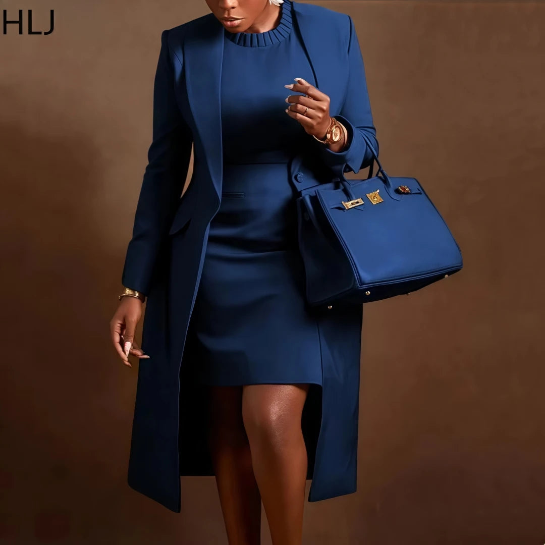 Ulvly Blazer &amp; Dress Suit Set