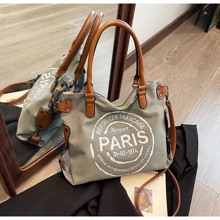 Ulvly Retro Canvas Bag