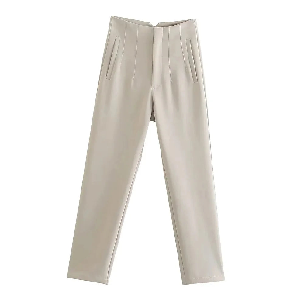 Ulvly High-Waist Ankle Trousers