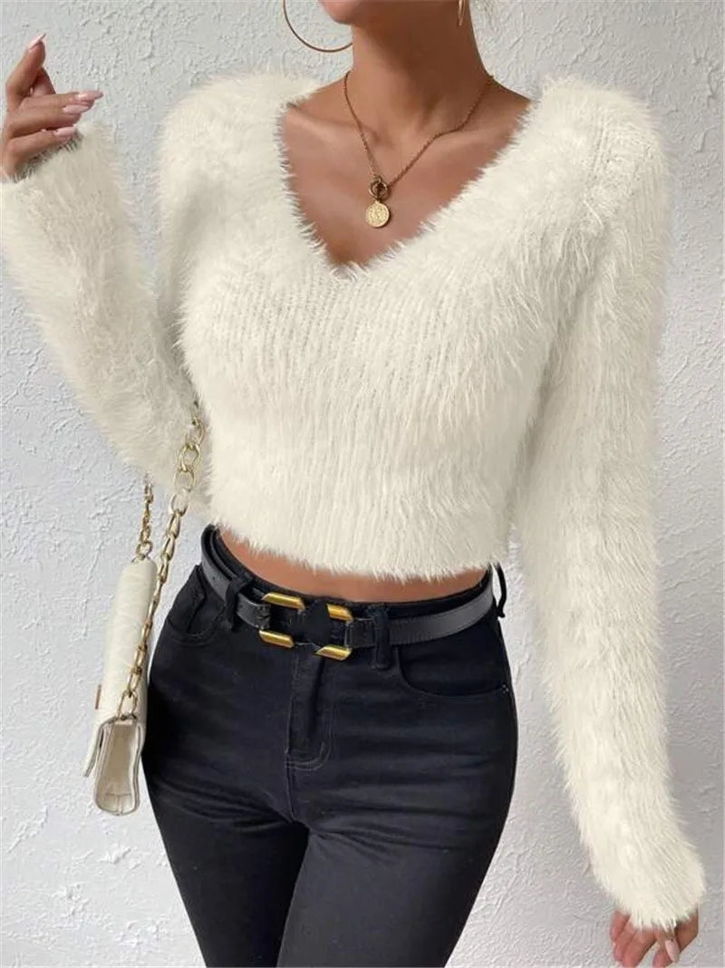 Ulvly V-Cut Slim Knit