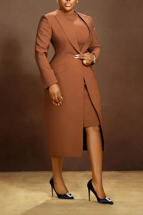 Ulvly Blazer &amp; Dress Suit Set
